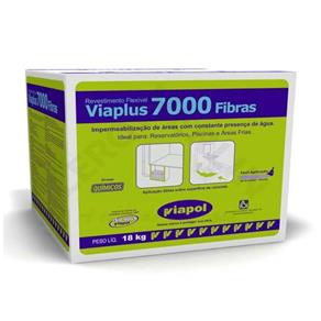 Cimento Impermeabilizante Viaplus 7000 18 Kg - V0210827 - Viapol - Cimento Impermeabilizante Viaplus 7000 18 Kg - V0210827 - Viapol