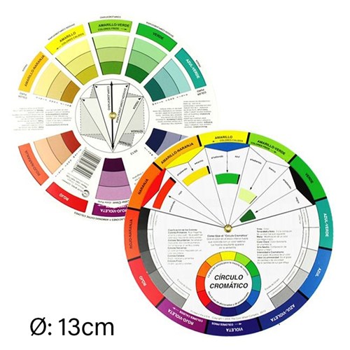 Círculo Cromático 13cm Color Wheel