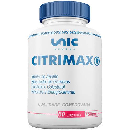 Tudo sobre 'Citrimax® 750mg 60 Cáps Unicpharma'