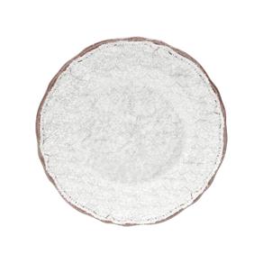 Cj 6 Pratos de Sobremesa de Melamina Branco 23,5Cm - F9-25945 - BRANCO