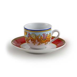 Cj. Xicara de Café e Píres de Porcelana 90Ml Baeza - F9-17218 - Dual