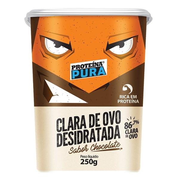 Clara de Ovo Desidratada Chocolate 250g - Proteína Pura