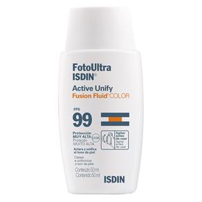 Clareador Facial Isdin - FotoUltra Active Unify Fusion Fluid Color FPS 99 - 50ml