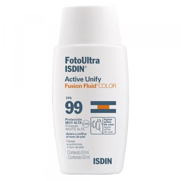Clareador Facial Isdin - FotoUltra Active Unify Fusion Fluid Color FPS 99