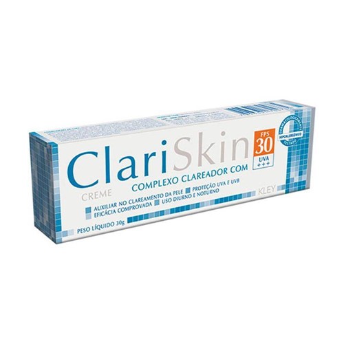 Clariskin Creme Fps 30 com 30 Gramas