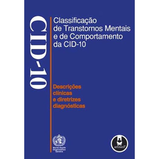 Classificacao de Transtornos Mentais e de Comportamento da Cid 10 - Artmed