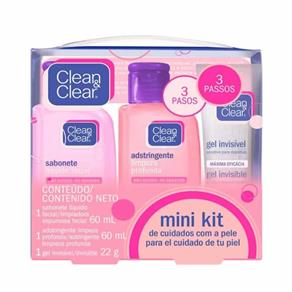 Clean & Clear Mini Kit de Cuidados com a Pele Ação Intensiva