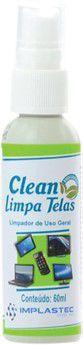Clean Limpa Telas 60ML com Flanela - Implastec