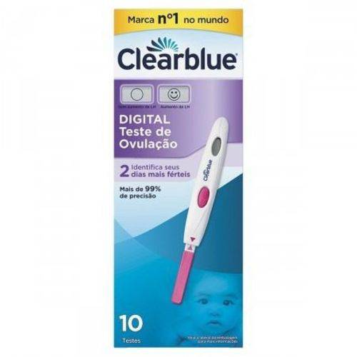 Clearblue Teste de Ovulação Digital com 1 Aparelho 10 Testes