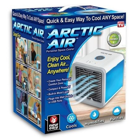 Climatizador Arctic Air Cooler Luminaria Ventilador Bivolt