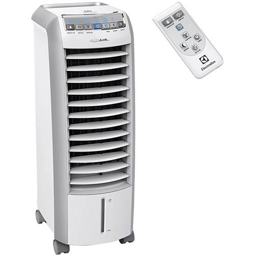 Climatizador de Ar Portatil e Umidificador Electrolux CL07F Frio Branco com Controle Remoto