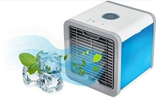 Climatizador Ventilador Ar Luminaria Agua Cooler Cool Gelado