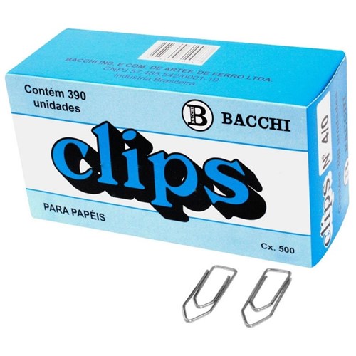 Clips Aço Galvanizado 4/0 Cx C/50 Un. - Bacchi
