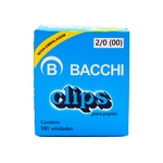 Clips Galvanizados 2/0 Bacchi com 100 Grampos