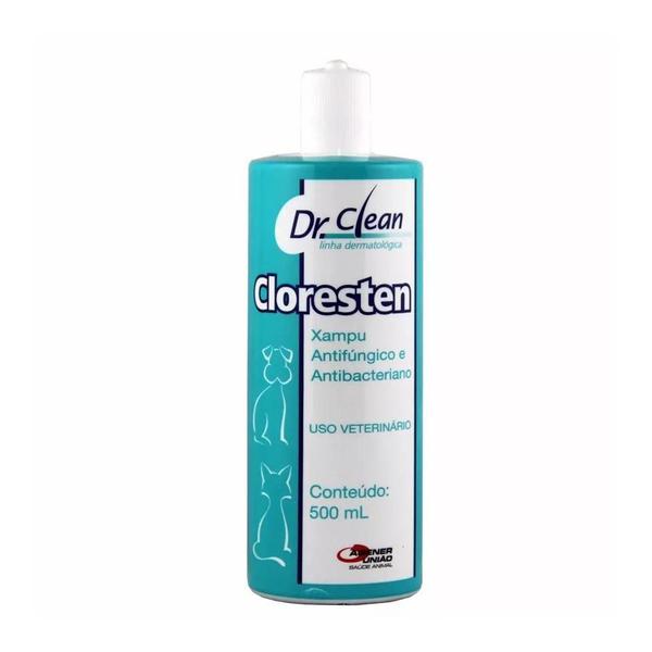 Cloresten Shampoo Antibacteriano Dr. Clean - 500 Ml - Agener União