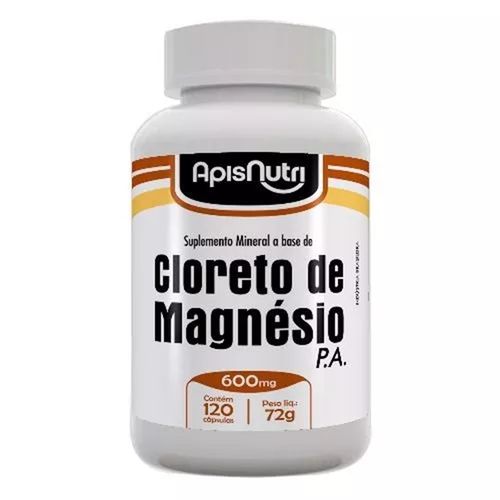 Cloreto de De Magnesio PA 120 Capsulas 600 Mg