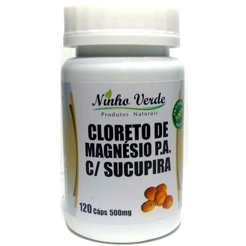 Cloreto de MagnÃ©sio P. a com Sucupira 500 Mg 120 CÃ¡ps. Ninho Verde - Incolor - Dafiti