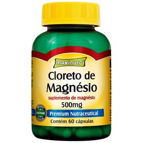 Cloreto de Magnésio 500 Mg - Maxinutri - Sem Sabor - 60 Cápsulas
