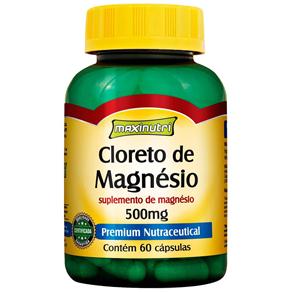 Cloreto de Magnésio 500mg Maxinutri - 60 Cápsulas