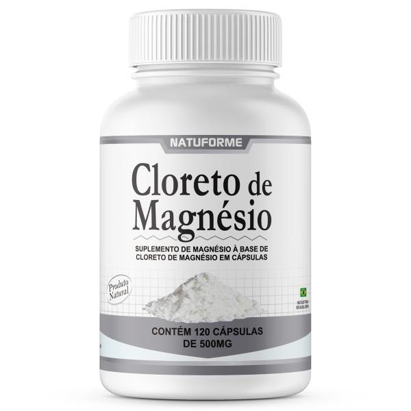 Cloreto de Magnésio P.a. 120 Cápsulas de 500 Mg Natuforme