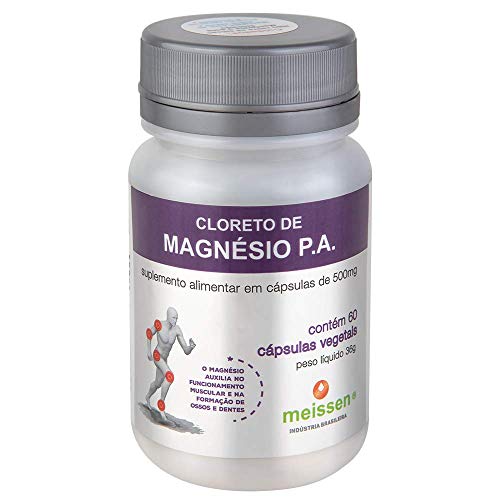 Cloreto de Magnesio P.A. - 60 Capsulas 500mg - Meissen