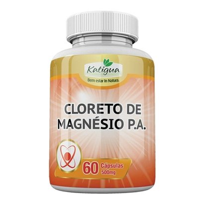 Cloreto de Magnésio P.A. - 60 Cápsulas - Katigua