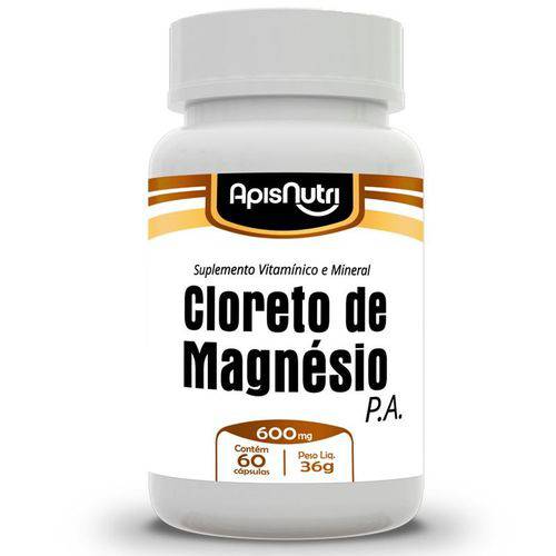 Cloreto de Magnésio P.A Apisnutri 60 Cápsulas