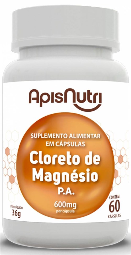 Cloreto de Magnésio P.A. Apisnutri 60 Capsulas
