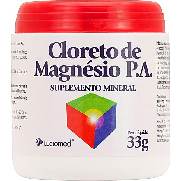 Cloreto de Magnesio P.a 33g - Lucio Med
