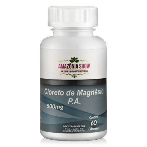 Cloreto de Magnésio PA 60 Capsulas de 500 Mg