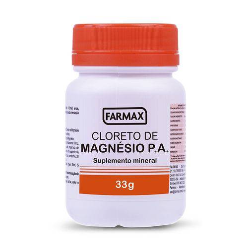 Cloreto de Magnésio Puro Farmax 33g