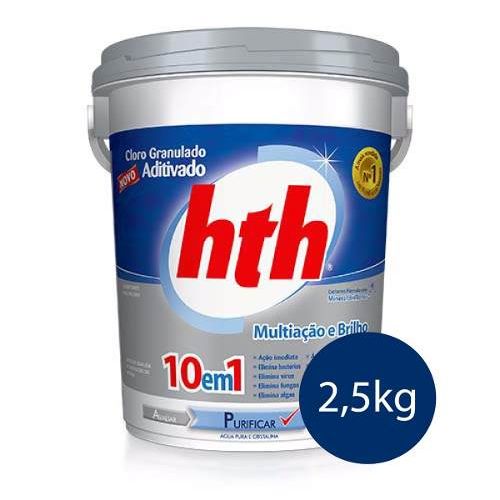 Cloro Aditivado 10x1 Hth 2,5kg para Piscina