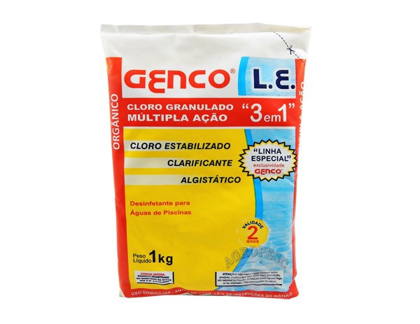 Cloro Genco L.E 3 em 1 - 1kg