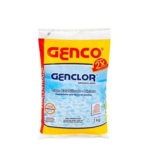 Cloro Granulado Genclor 1kg para Piscina - Genco