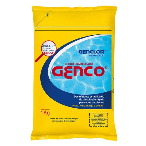 Cloro Granulado Genclor Estabilizado Genco - 1kg