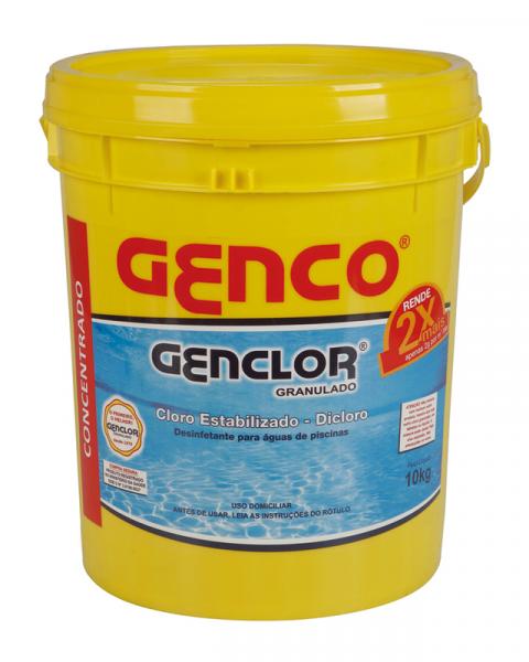 Cloro para Piscina Estabilizado Genclor 10 Kg - Genco
