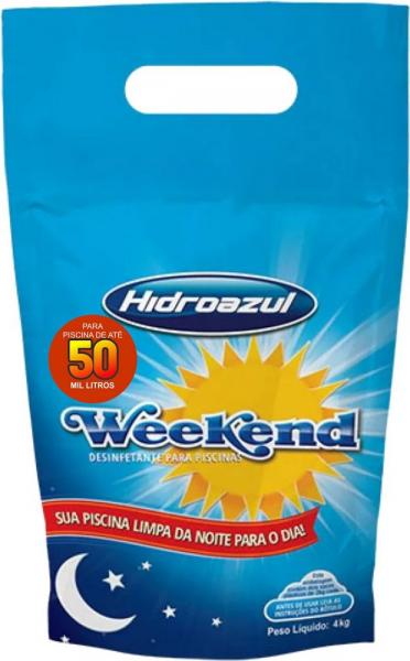 Cloro Weekend - HidroAzul - 4 Kg