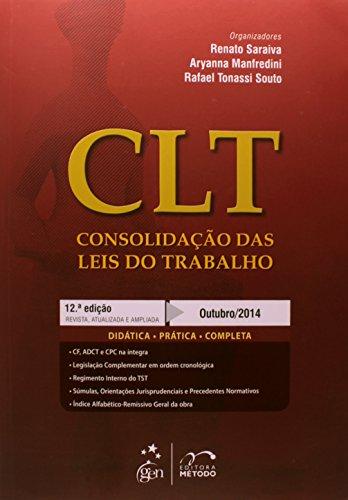 Clt - Consolidaçao das Leis do Trabalho - Metodo