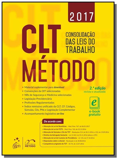 Clt Metodo - Consolidacao das Leis do Trabalho