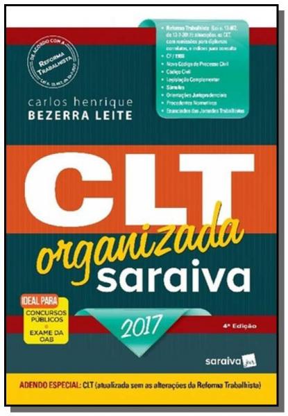 Clt Organizada - Saraiva 2017  01