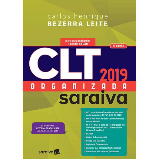 Clt Organizada - Saraiva