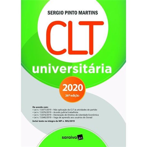 Clt Universitaria - Saraiva