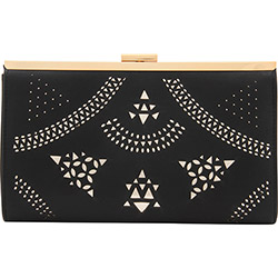 Clutch Niege Couro Recortes I