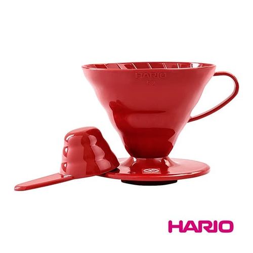 Coador de Café Hario V60 Acrílico Vermelho 02