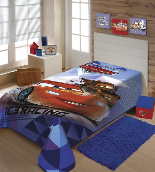 Cobertor Carros Disney Super Macio e Grosso - Raschel Jolitex