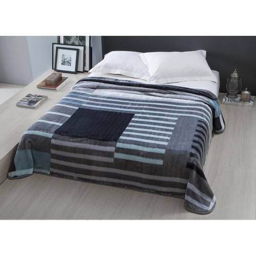 Cobertor Casal 1,80x2,20 Raschel I/Home Design Cinta - Sidney - Corttex
