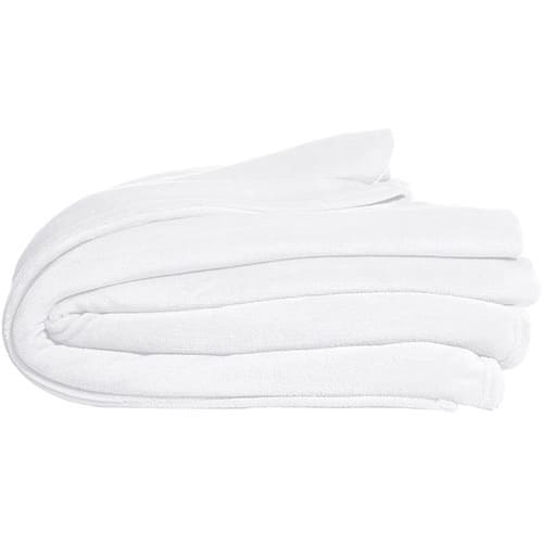 Cobertor Casal Blanket Flannel Branco - Kacyumara