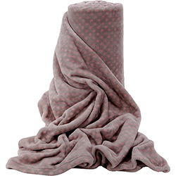 Cobertor Casal Blanket Poá Estampado Antialérgico - Kacyumara