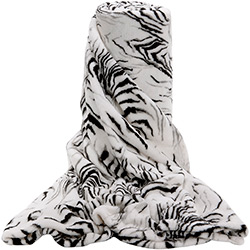 Cobertor Casal Blanket Tiger Estampado Antialérgico - Kacyumara