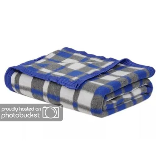 Tudo sobre 'Cobertor Casal Boa Noite 180x220 Xadrez Azul'